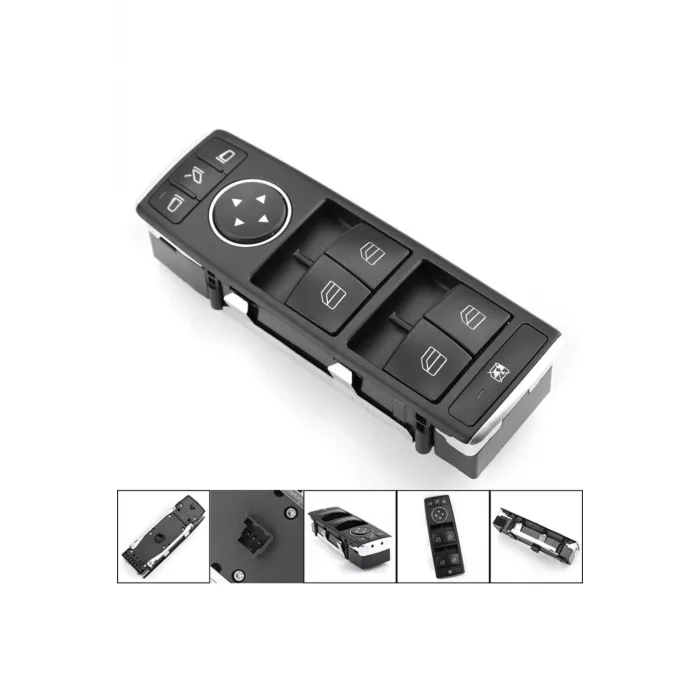 Mercedes W212 Kasa E Serisi Cam Açma Düğmesi Anahtarı 2010-2015 Katlanır