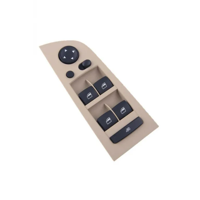 Bmw 3.16 Sol Ön Cam Açma Düğmesi Anahtarı 2006-2012 katlanır-bej