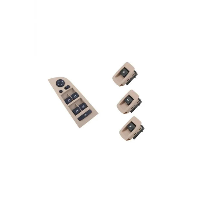 Bmw E90 Kasa Cam Açma Düğmesi Anahtarı Takım bej Model