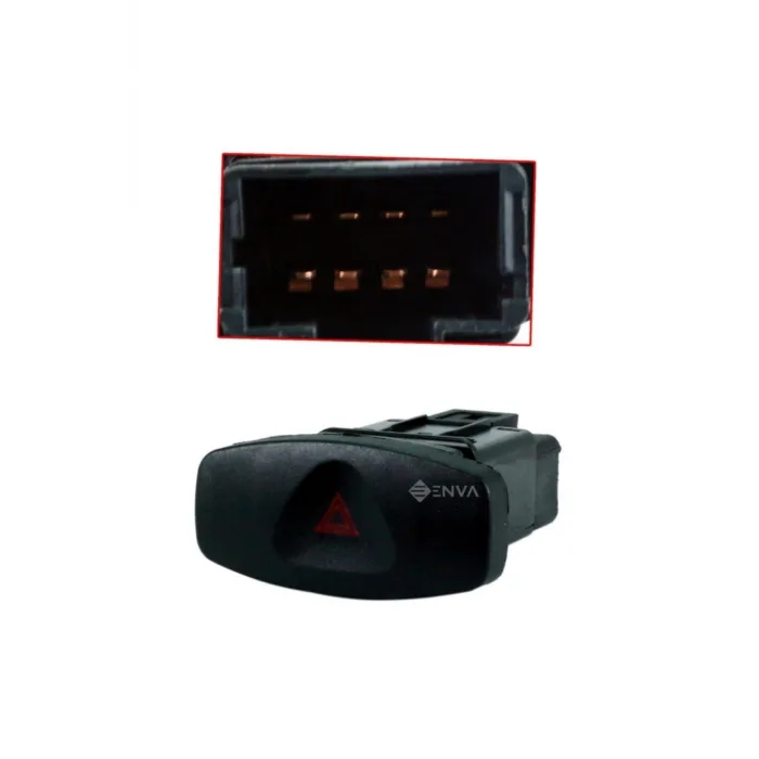 Renault Clio Symbol Dörtlü Sinyal Flaşör Düğmesi 2007-2012