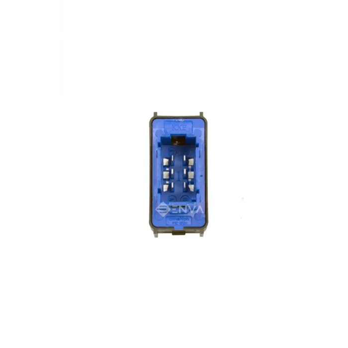 Peugeot 301 Tekli Cam Açma Düğmesi Mavi Soketli 2012-2018