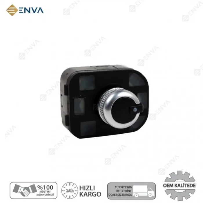 Audi A3 Katlanır Dikiz Ayna Ayar Düğmesi Anahtarı Krom 2008-2013