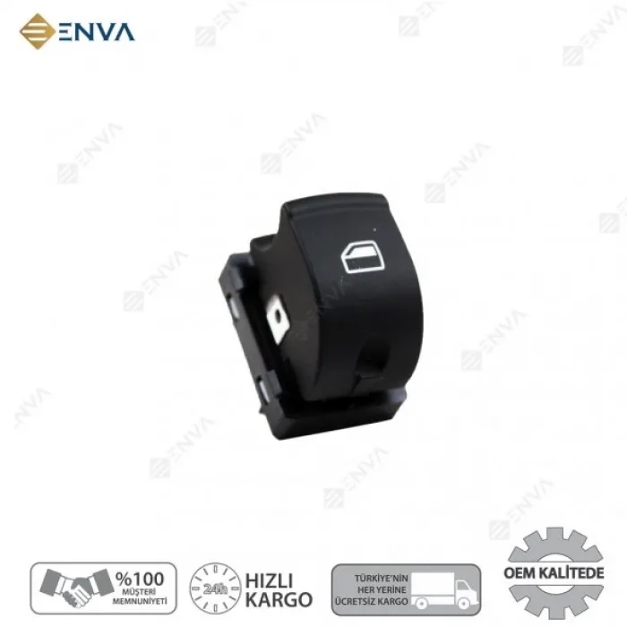 Audi A3 Sağ Ön / Sağ - Sol Arka Kapı Cam Açma Düğmesi 2004-2011