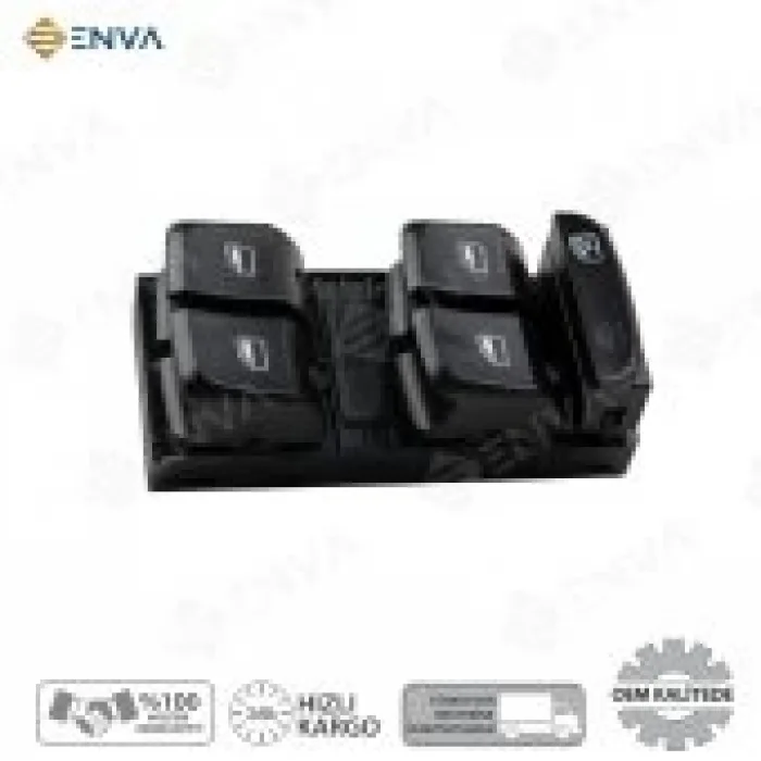 Audi Q5 Sol Ön Dörtlü Cam Açma Düğmesi Anahtarı 2008-2012