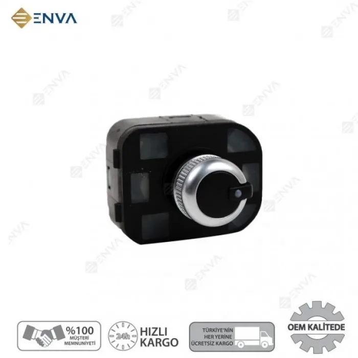 Audi Q7 Katlanır Dikiz Ayna Ayar Düğmesi Anahtarı Krom 2007-2015