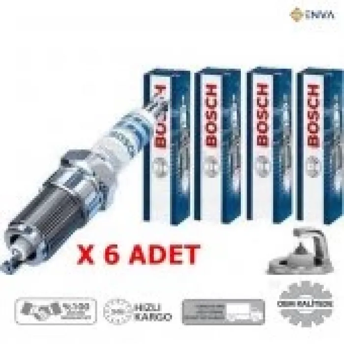 Bmw E39 Kasa 5.25 - 5.30 Bosch  İridyum Buji Benzin 2000-2003 6