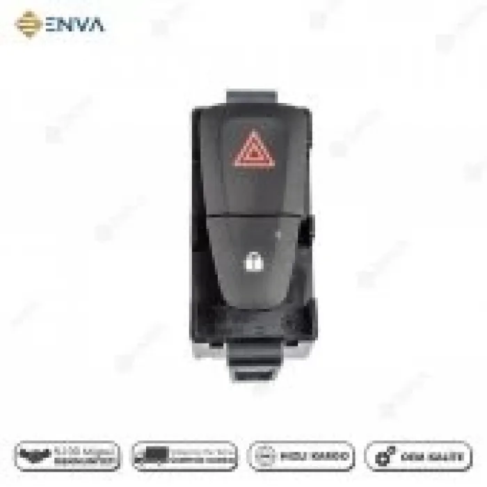 Dacia Sandero Stepway Dörtlü Sinyal Merkezi Kilit Düğmesi Anahtar