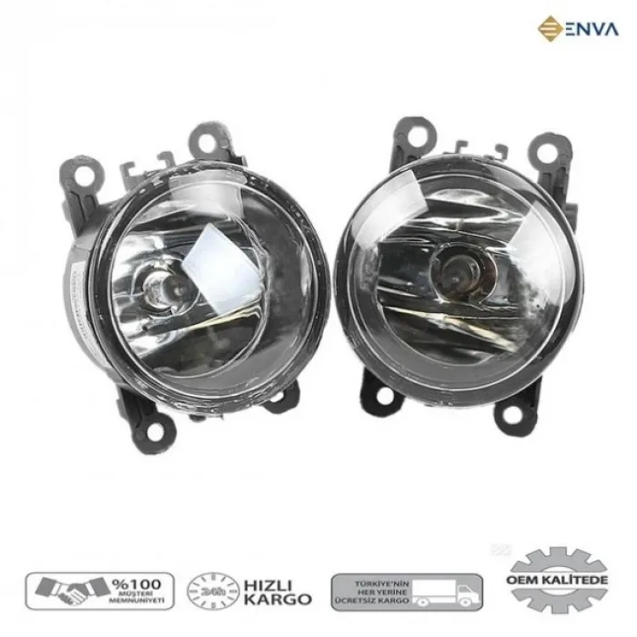 Enva Ford Ranger Sol + Sağ Ön Sis Fari Lambasi Takimi 2012-2015 Ampull