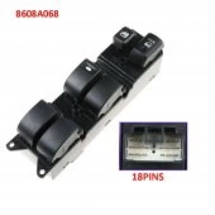 Enva Mitsubishi Lancer Sol Ön Kapi Dörtlü Cam Açma Düğmesi 2008-2010