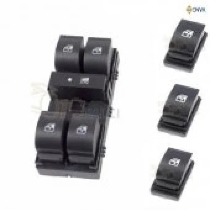 Fiat Doblo 3 Dörtlü Tekli Cam Açma Düğmesi Takımı 2010-2015