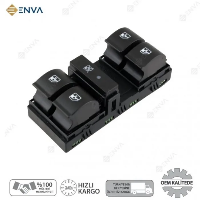 Fiat Egea Cam Açma Düğmesi Anahtarı 12-pin