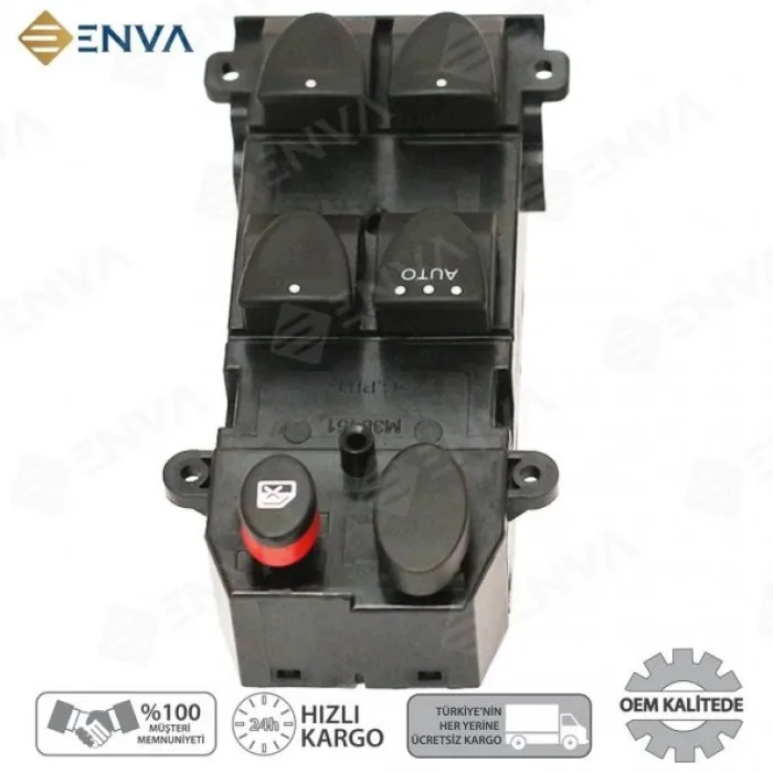 Honda Civic Sol Cam Açma Düğmesi Anahtarı 2006-2010 5-buton