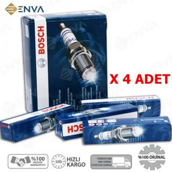Hyundai İ20 Bosch  Bujisi Buji Seti 1.4 Benzinli Motor 2009--2013