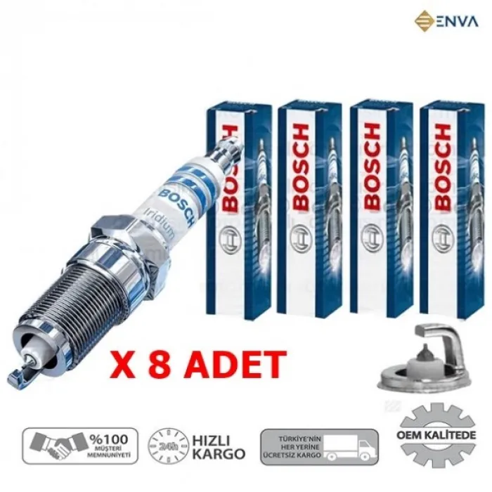 Mercedes Benz W140 Kasa S500 Benzin - Lpg Bosch  İridyum Buji 1993