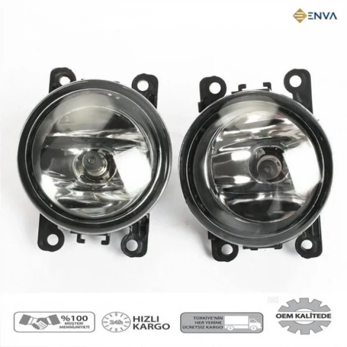 Nissan Note Sol Sağ Ön Sis Farı Lambası Takım 2006-2010 Ampullu