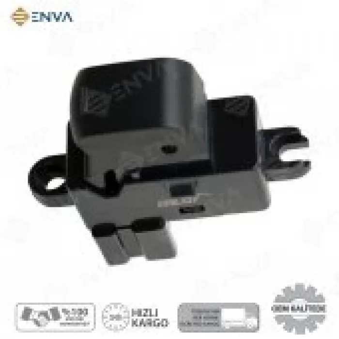 Nissan Note Tekli Cam Açma Düğmesi Anahtarı 2006-2013 ışıksız