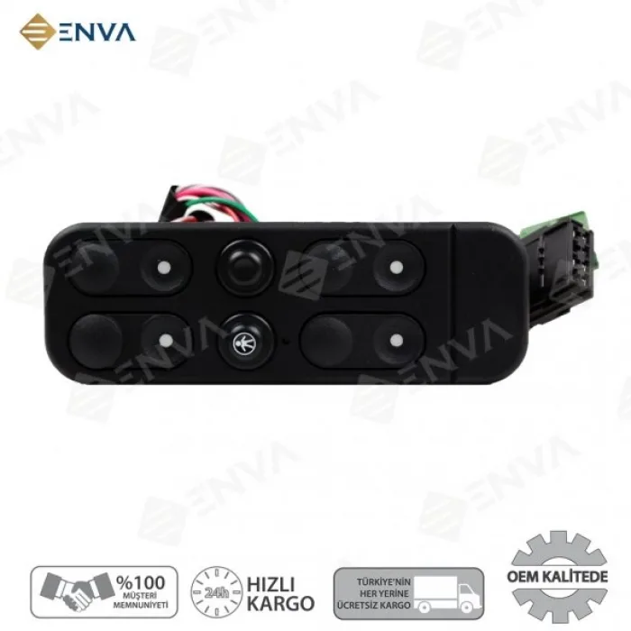 Opel Vectra A Kasa Sol Dörtlü Cam Açma Düğmesi Anahtarı 1988-1995