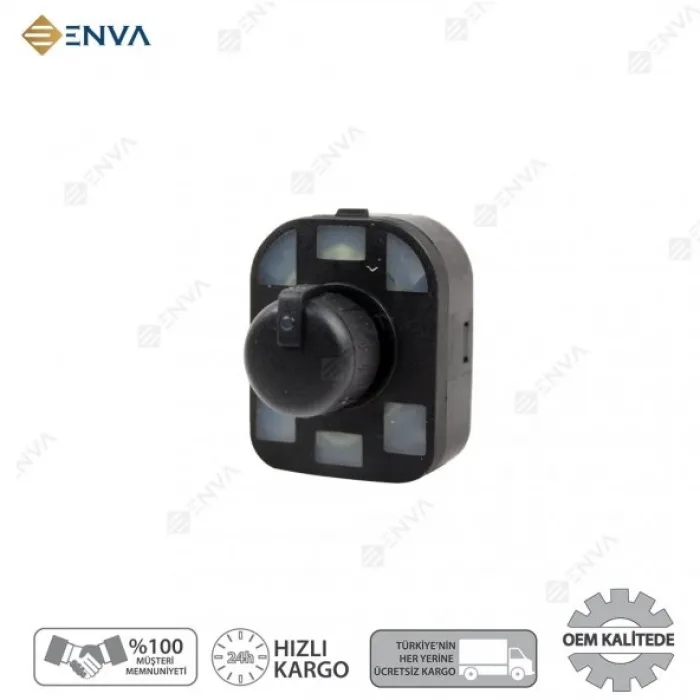 Otobalcı Audi A3 - A4 Ayna Ayar Anahtarı Düğmesi Katlanmaz Ayna