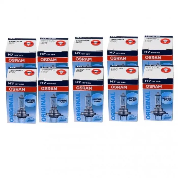 Otobalcı Osram H7 Ampul  Or.  Far Ampulu 12V-55W (10-Lu Paket) Osram 64