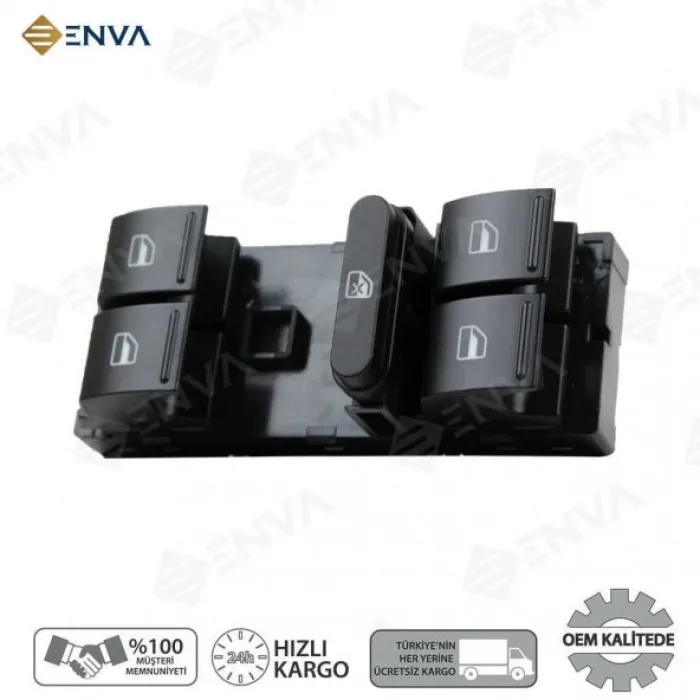 Otobalcı Seat Leon - Ibıza - Toledo - Altea Cam Açma Düğmesi Anahtarı