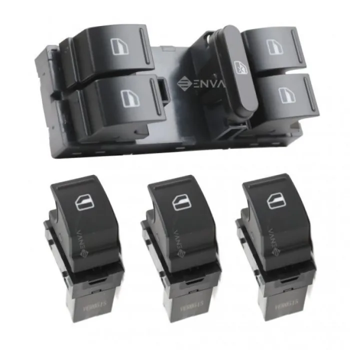 Otobalcı Volkswagen Polo Cam Açma Düğmesi Anahtarı Takım 2009--2013