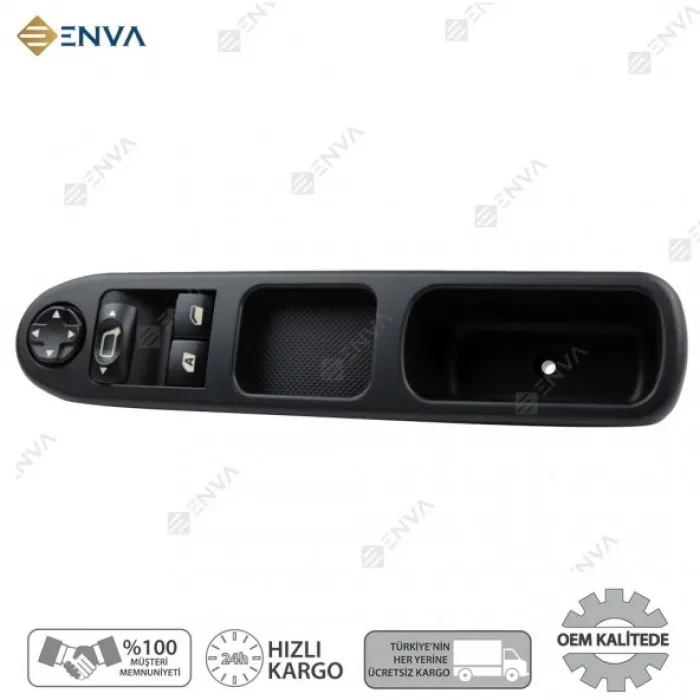 Peugeot 207 Cc Sol Ön İkili Cam Açma Anahtarı Düğmesi 2006-2012 T