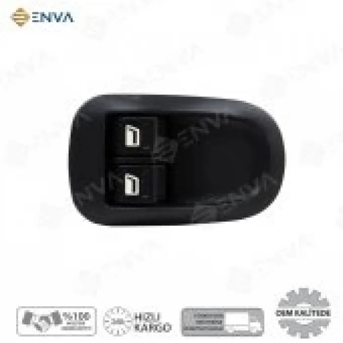 Peugeot 306 Sol Ön İkili Cam Açma Kapatma Düğmesi Anahtarı