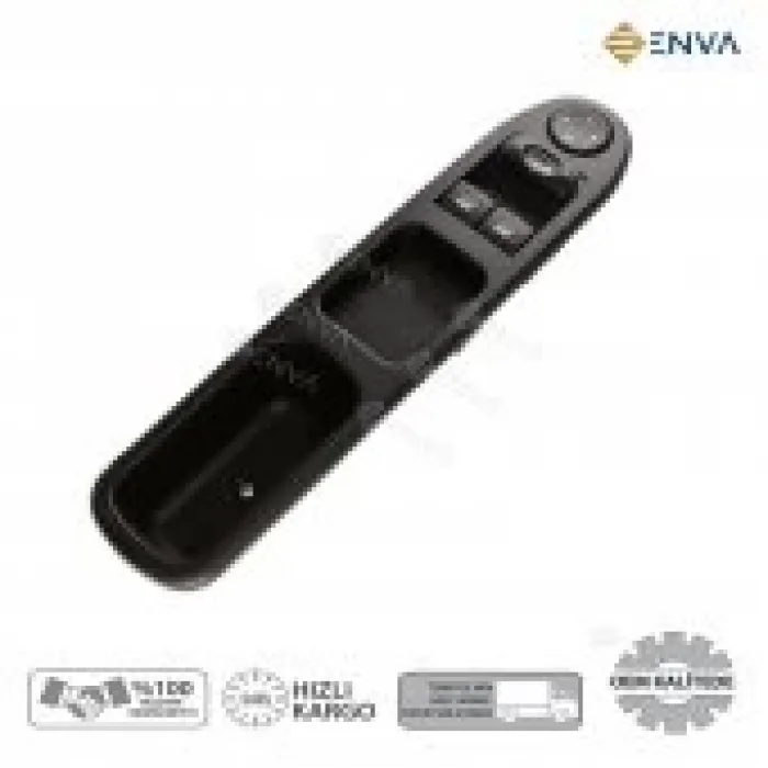 Peugeot 307 Sol Ön İkili Cam Açma Düğmesi Anahtarı 2001-2008