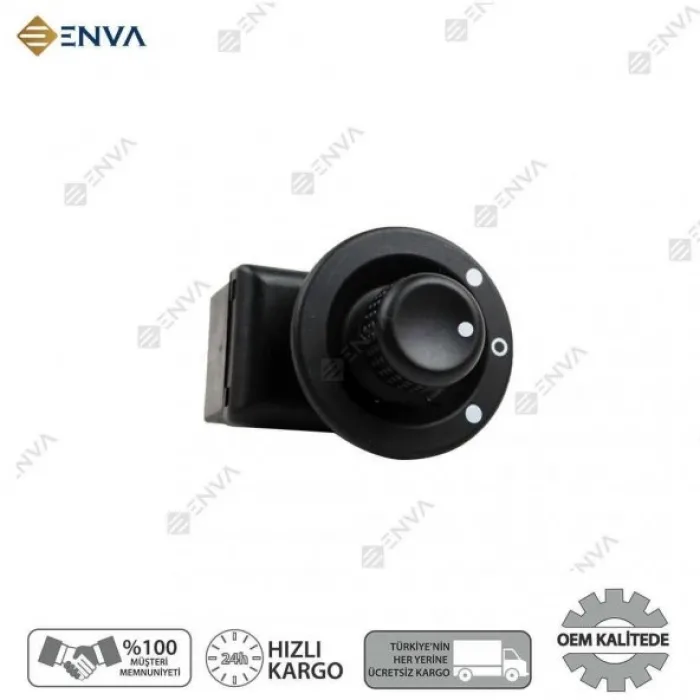 Renault Clio 2 Ayna Ayar Düğmesi Anahtarı Katlanmaz 1999-2007