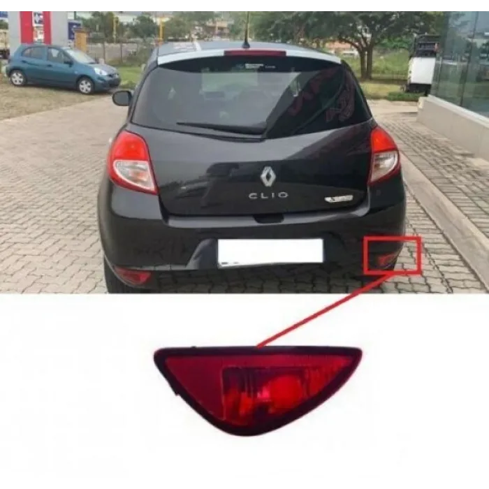 Renault Clio 3 Hb Kasa Sağ Arka Sis Farı Sis Lambası 2008-201