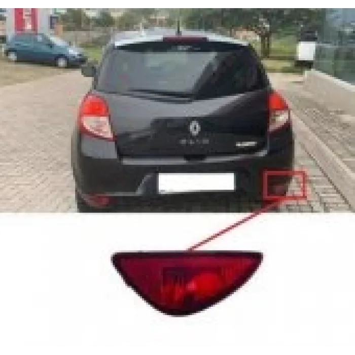 Renault Clio 3 Hb Kasa Sağ Arka Sis Farı Sis Lambası 2008-201