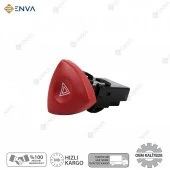 Renault Laguna 2 Dörtlü Sinyal Flaşör Düğmesi 2001--2007