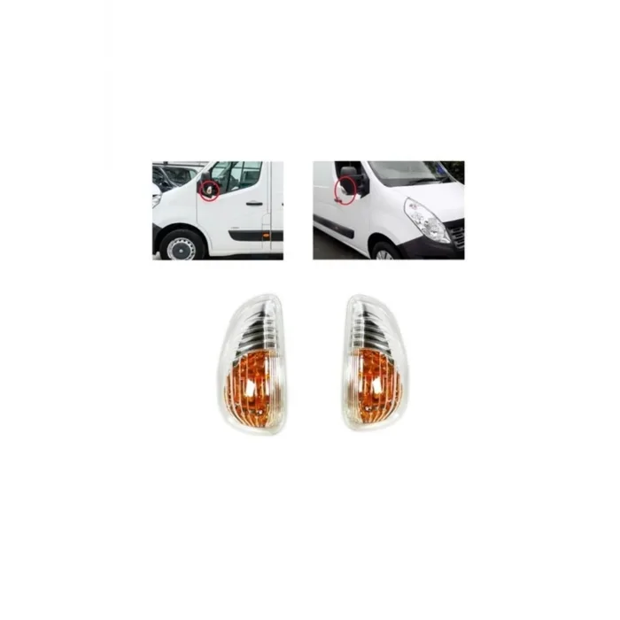 Renault Master Ayna Sinyali Sağ+sol Takım 2011--2018 Duysuz
