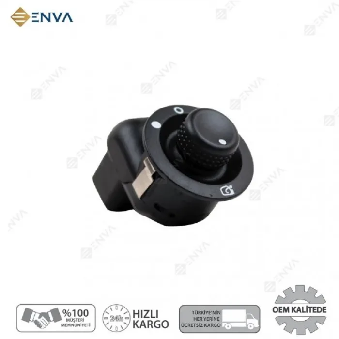 Renault Megane 2 Dikiz Ayna Ayar Düğmesi Katlanır  2003-2008