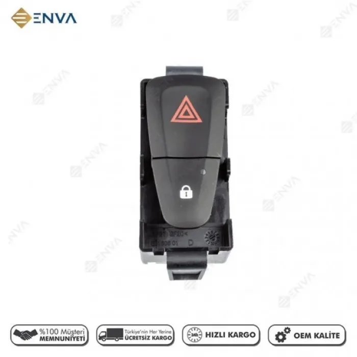 Renault Scenic Dörtlü Sinyal Merkezi Kilit Düğmesi Anahtarı 2012-