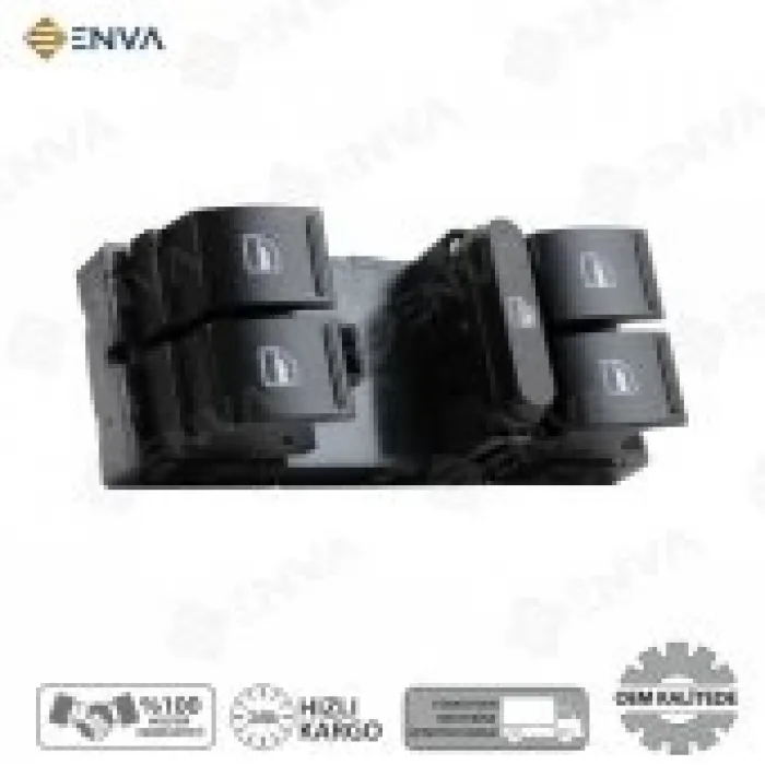 Seat Toledo Sol Ön Dörtlü Cam Açma Düğmesi Anahtarı 2006-2011