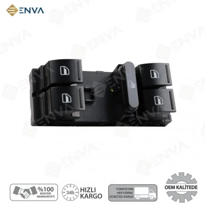 Skoda Fabia Cam Açma Düğmesi Anahtarı 2008-2014