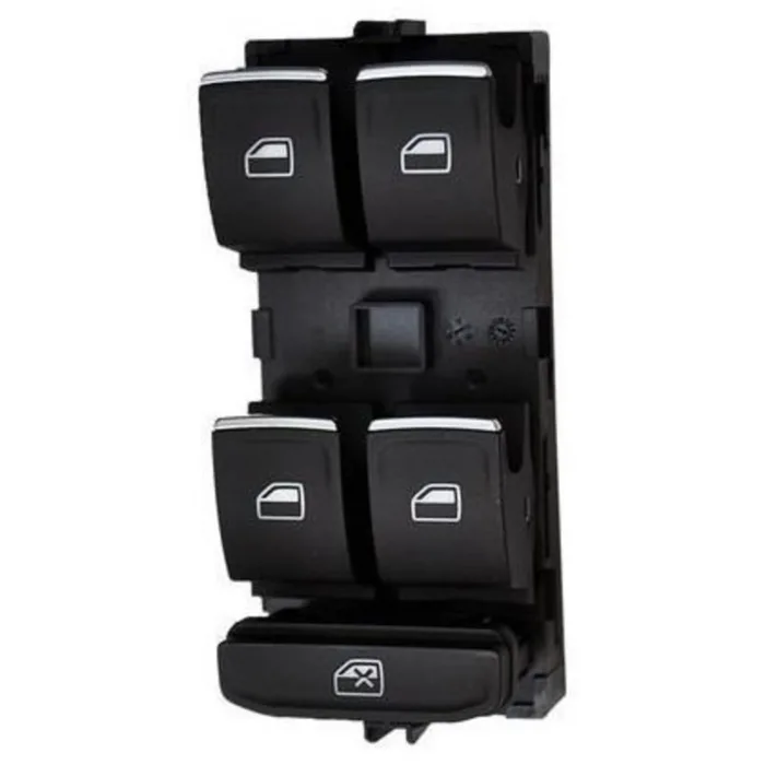 Skoda Kodiaq Cam Açma Düğmesi Anahtarı 2017--2020 Kromlu