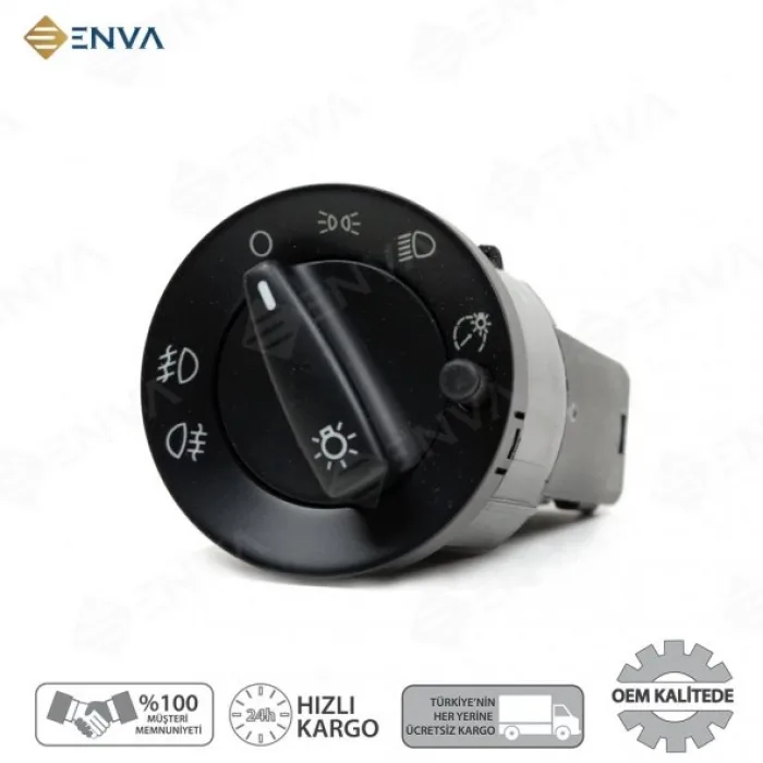 Skoda Octavia Far Açma Kapatma Anahtarı Düğmesi 1998--2001