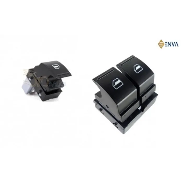 Skoda Octavia İkili Tekli Cam Açma Düğmesi Takımı 2005-2012