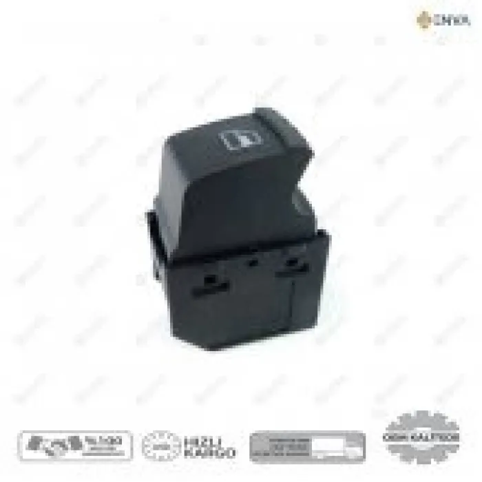 Skoda Octavia Sağ Ön Kapı Tekli Cam Açma Düğmesi 1999-2004