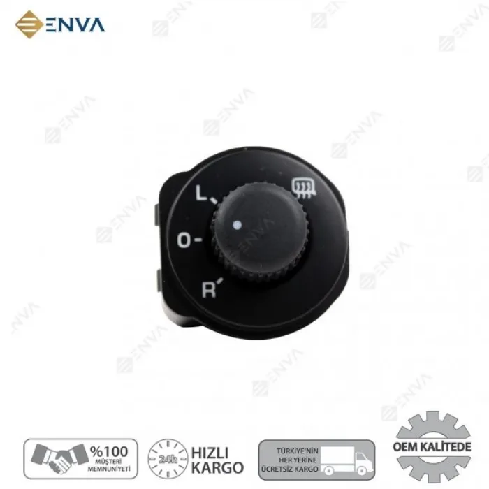 Skoda Rapid Dikiz Ayna Ayar Düğmesi Anahtarı 2013-2018 ısıtmalı