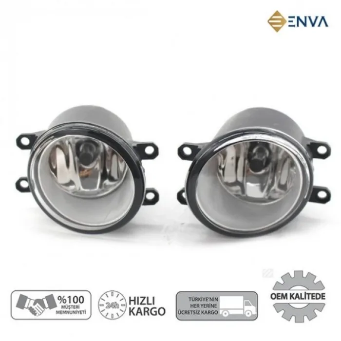 Toyota Uyumlu Auris Sag + Sol Ön Sis Fari Sis Lambasi Takimi 2007-2011 383648355