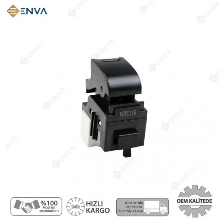 Toyota Uyumlu Hilux Tekli Cam Açma Düğmesi Anahtarı 1998-2004