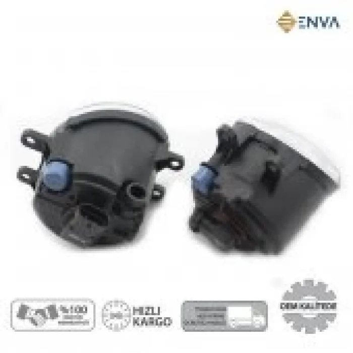 Toyota Uyumlu Yaris Sag + Sol Ön Sis Fari Sis Lambasi Takimi 2006-2012 383647712