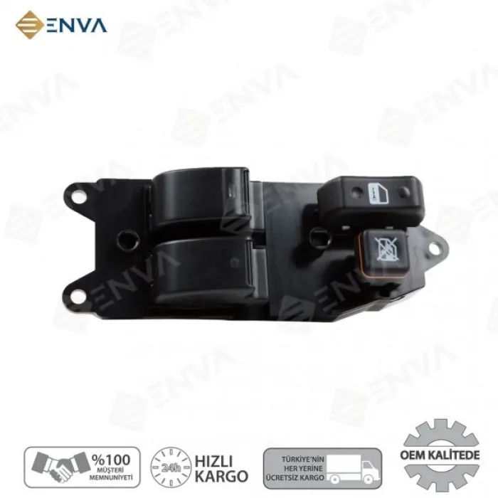 Toyota Verso Uyumlu Sol Ön Ikili Cam Açma Düğmesi Anahtarı 2004-2007