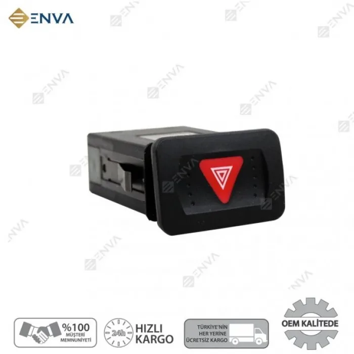 Volkswagen Bora Dörtlü Sinyal Flaşör Düğmesi Anahtari 1998-2005.