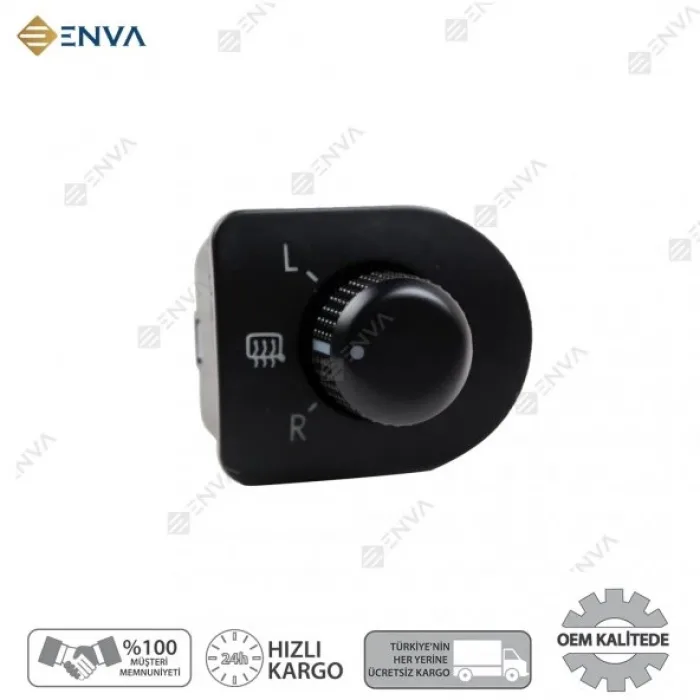 Volkswagen Bora Katlnanmaz Dikiz Ayna Ayar Düğmesi 1997-2005