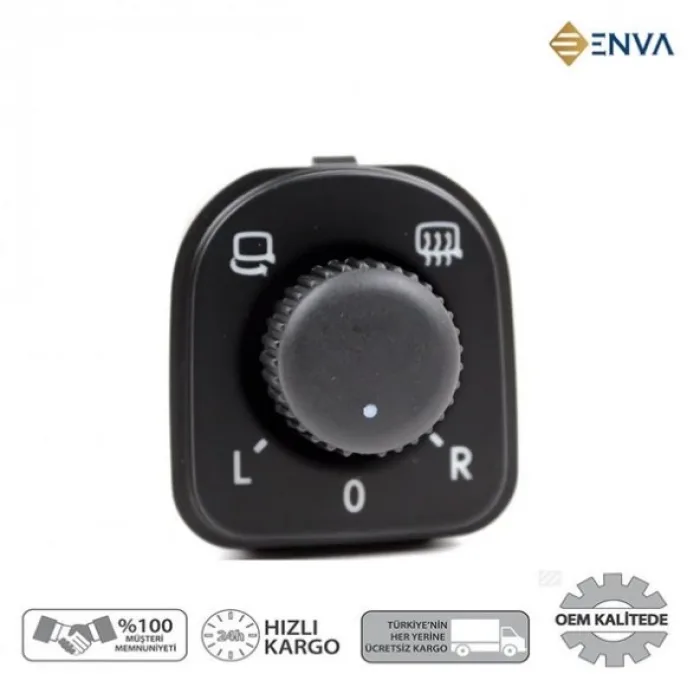 Volkswagen Eos Katlanır Dikiz Ayna Ayarlama Düğmesi 2007-2010