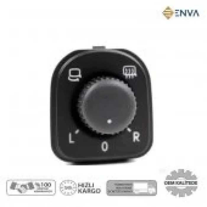 Volkswagen Eos Katlanır Dikiz Ayna Ayarlama Düğmesi 2007-2010